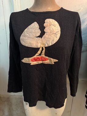 Rare, Vintage Elaine Post 1960s Cracked Egg Top